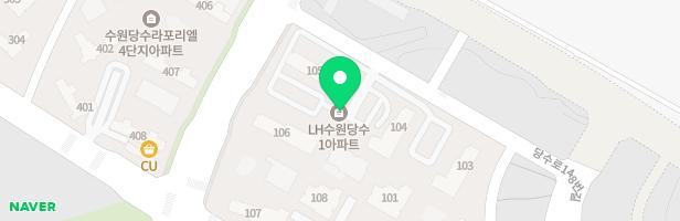 LH수원당수1아파트 어린이놀이터3(부대시설 옆) 지도 이미지