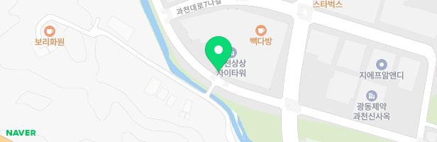 과천상상자이 지식산업센터 어린이집 앞 유아놀이터 지도 이미지