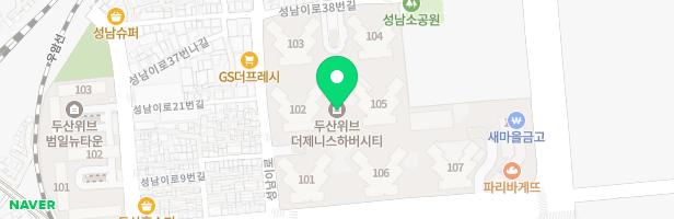 부산동구 범일통합3구역 두산위브더제니스하버시티 어린이놀이터1 (103동앞) 지도 이미지
