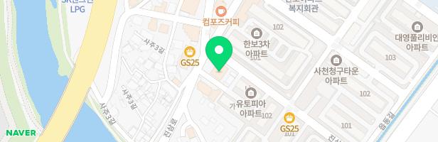 대패생각 사천점 내 실내놀이시설 지도 이미지