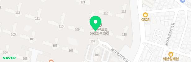 수원센트럴아이파크자이 108동앞 어린이놀이터-3(과학놀이터) 지도 이미지