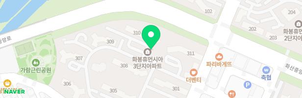 화봉휴먼시아 3단지 (놀이터1, 유아놀이터) 지도 이미지