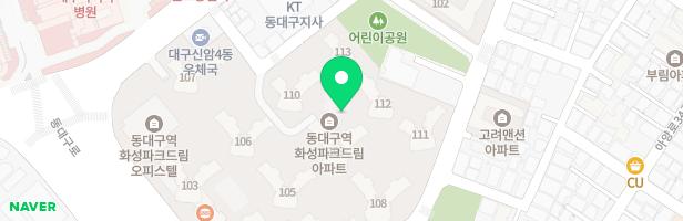 동대구역 화성파크드림 키즈룸(실내) 지도 이미지