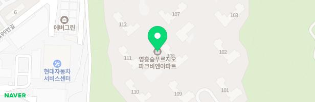 영흥공원푸르지오 파크비엔아파트 놀이터3(107동 앞) 지도 이미지