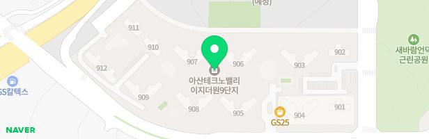 아산테크노밸리9단지 이지더원 어린이놀이터2 (공룡 놀이터) 지도 이미지