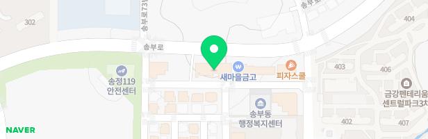 꿀잼키즈룸 군포송정점 지도 이미지
