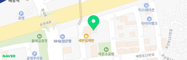 한마음정육식당 아산배방점 지도 이미지