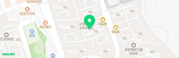 우미린 2차 아파트 어린이 놀이시설(703동 앞) 지도 이미지