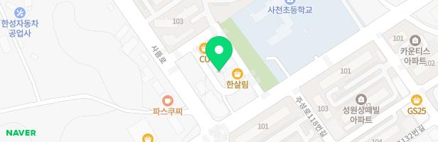 꿀잼실내놀이터 사천점 지도 이미지