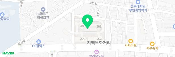 부안 오투그란데 2차 하이스트 아파트 실내놀이터 지도 이미지