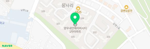 양우내안애 리버시티 1차 실내놀이시설 지도 이미지