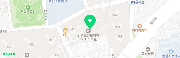 센트리지4단지 유아놀이터 지도 이미지