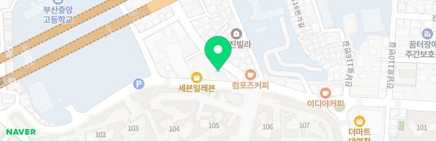 꿀잼키즈룸 대연레전드점 지도 이미지