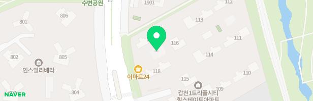 갑천1트리풀시티힐스테이트아파트 어린이놀이터2(117동 앞) 지도 이미지