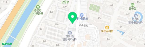 부산비전교회 키즈룸 지도 이미지