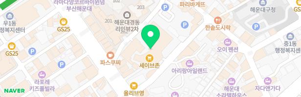 다이닝원 해운대점 실내놀이시설 지도 이미지