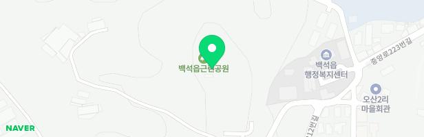 오산산들 근린공원 물놀이장 지도 이미지