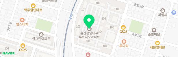온양대우아파트 109동 놀이터 지도 이미지