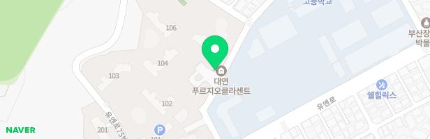 대연푸르지오아파트 어린이놀이터 3 지도 이미지