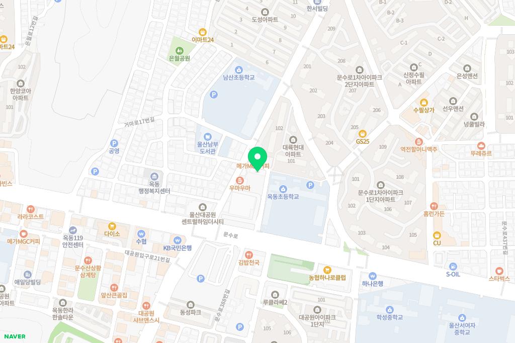 정성순대 옥동점 지도 이미지