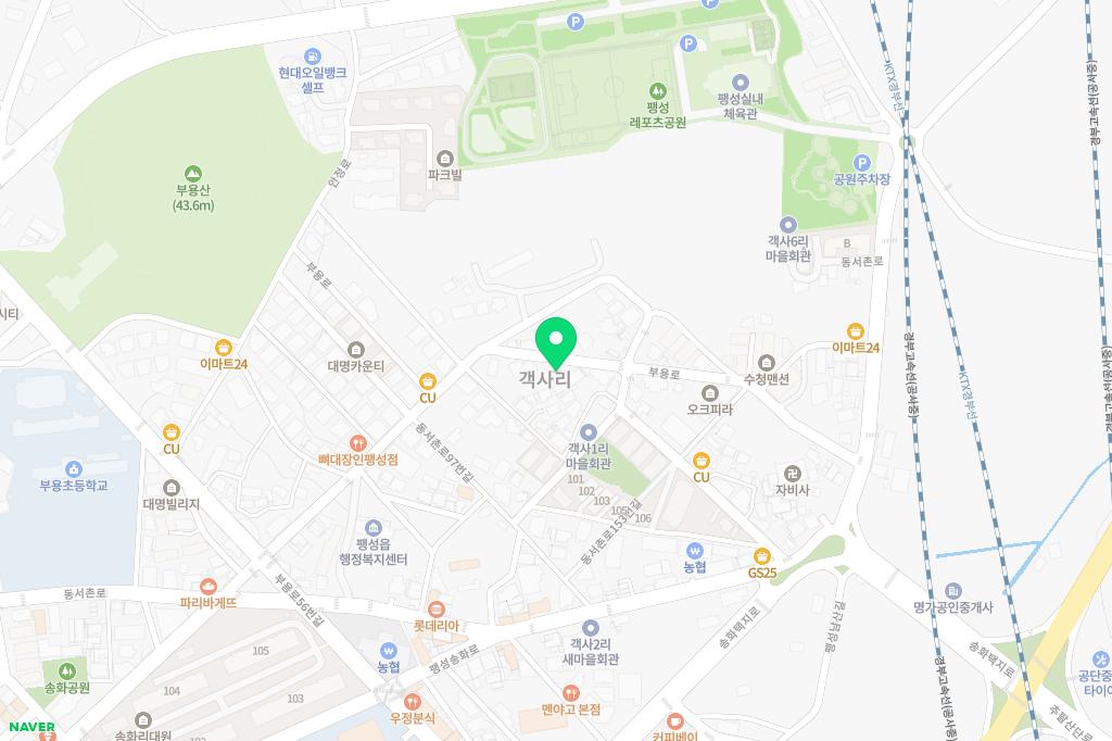 부용산근린공원 어린이놀이터 지도 이미지