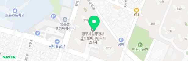 제일풍경채 센트럴파크2단지 실내놀이시설 지도 이미지
