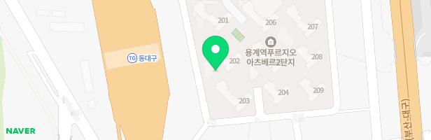 용계역 푸르지오 아츠베르 2단지 어린이놀이터2(202동 뒤) 지도 이미지
