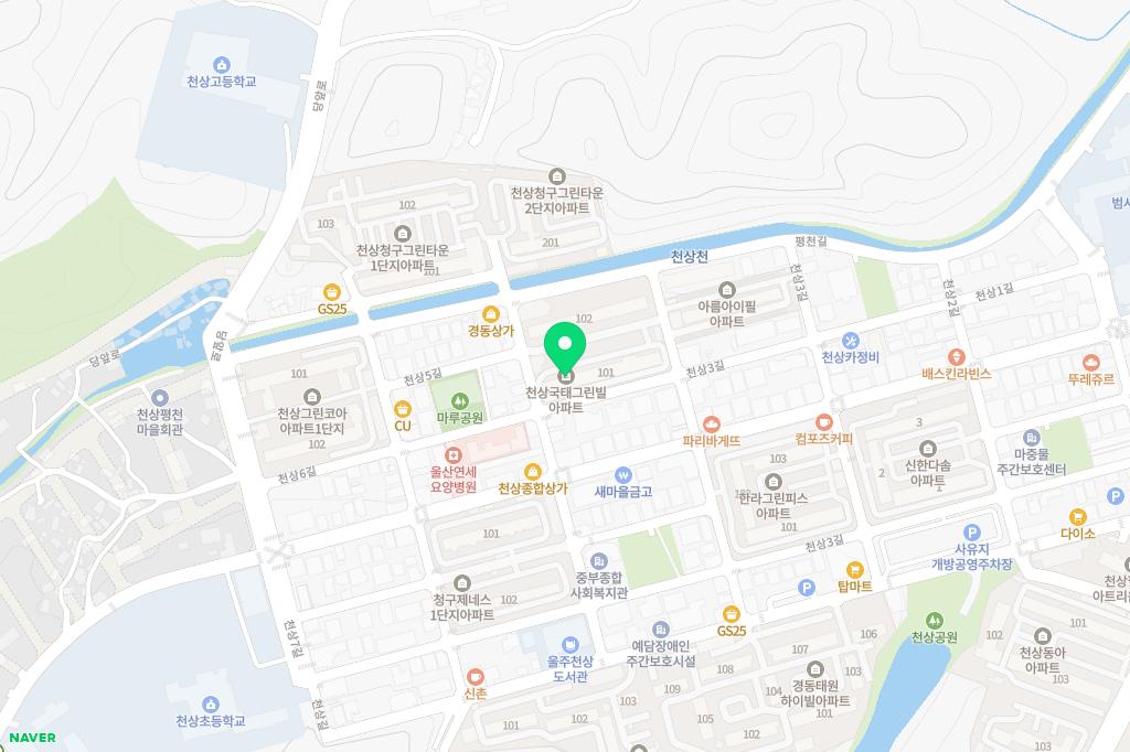 국태그린빌아파트 관리실앞 놀이터 지도 이미지