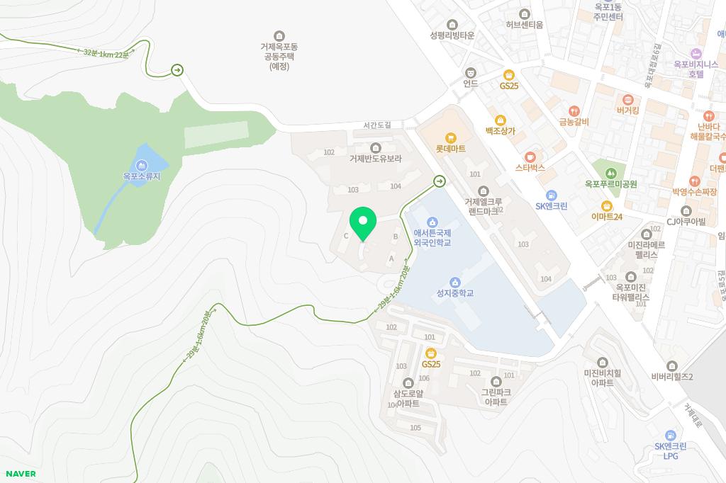 거제반도유보라아파트 어린이놀이시설1 지도 이미지