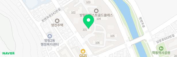 방림동 골드클래스아파트 103동 옆 영유아놀이터 지도 이미지