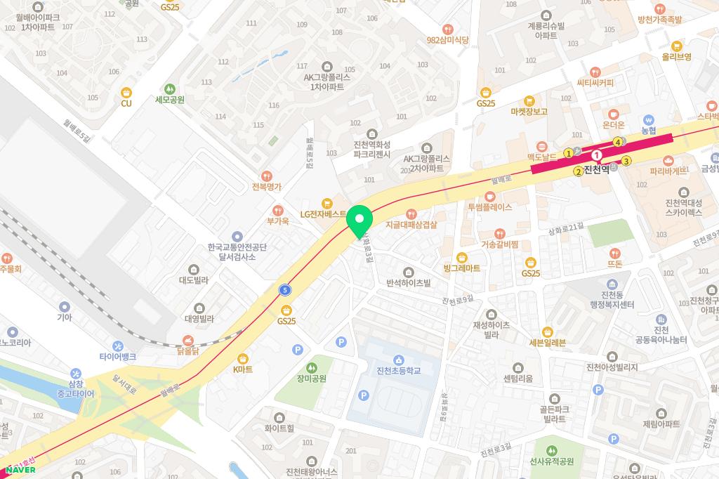 키즈 라운지 브키 지도 이미지