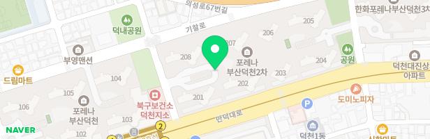 포레나 부산 덕천 2차 어린이놀이터1 지도 이미지