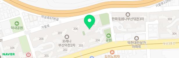 포레나 부산 덕천 2차 어린이놀이터2 지도 이미지