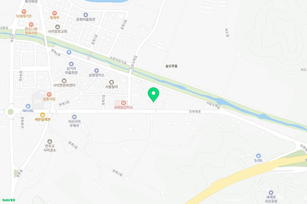 행복사리 보금자리 놀이터 지도 이미지