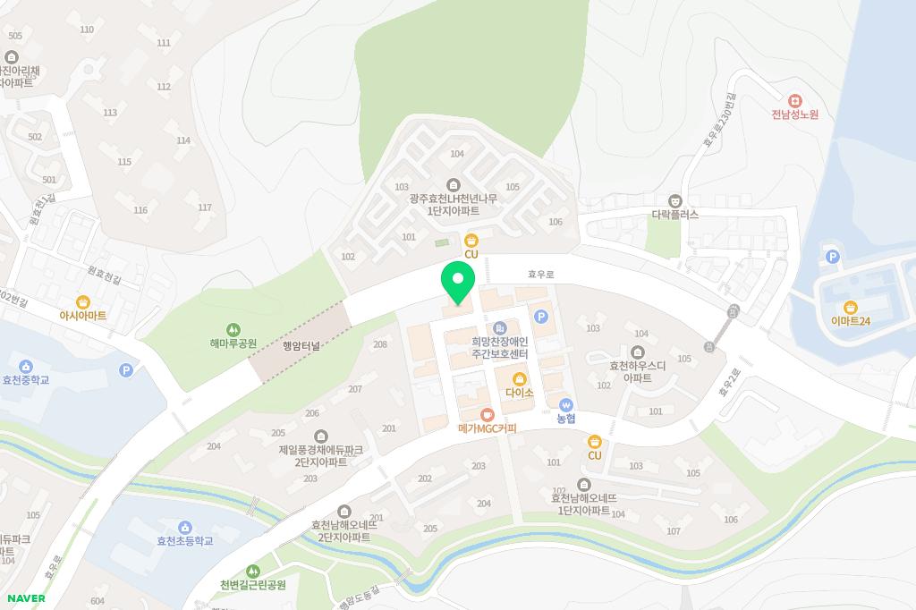 열매달 지도 이미지