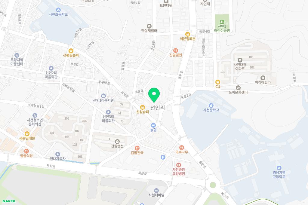 수양공원 어린이놀이시설 지도 이미지