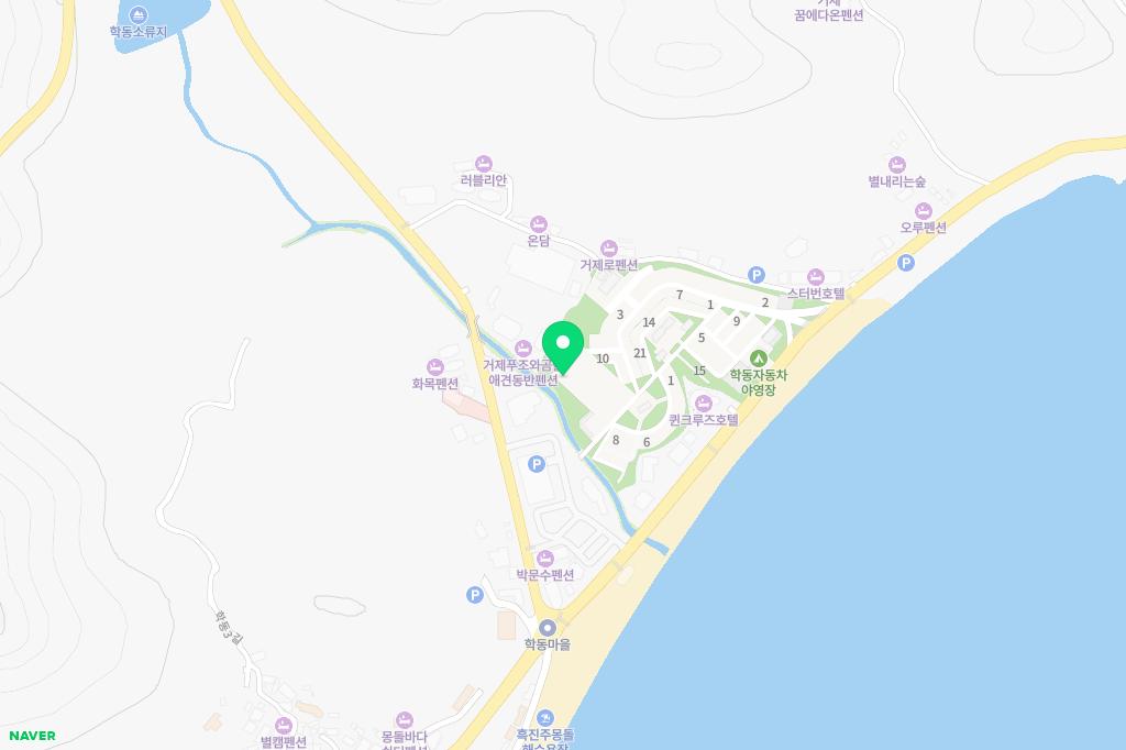 학동자동차야영장 어린이놀이터 지도 이미지