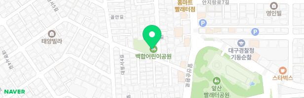백합어린이공원 놀이시설 지도 이미지