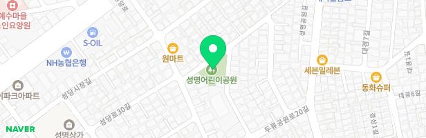 성명어린이공원 놀이시설 지도 이미지