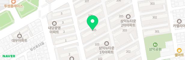 삼익뉴타운 어린이놀이시설 105동 지도 이미지