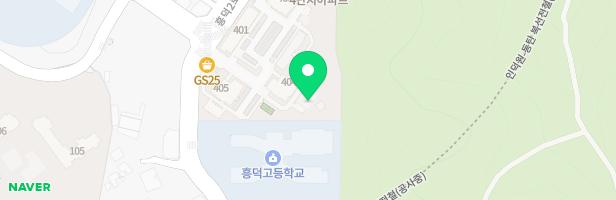 흥덕마을 휴먼시아 4단지아파트 놀이터1 지도 이미지