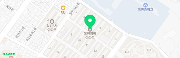 복현광명아파트 관리동옆 놀이시설 지도 이미지