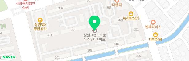 성원3차아파트 어린이놀이터(302동앞) 지도 이미지