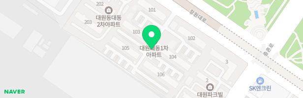 대원대동1차아파트 어린이놀이터1 지도 이미지