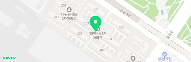 대원대동1차아파트 어린이놀이터2 지도 이미지