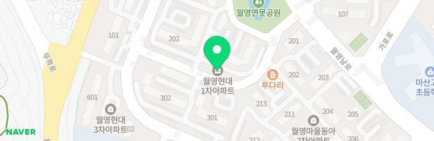 월영현대1차아파트 놀이터(3단지)708-1 지도 이미지