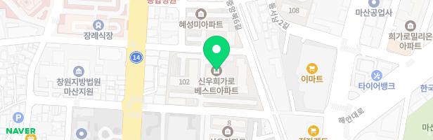 신우희가로베스트아파트 어린이놀이터 지도 이미지