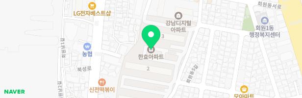 한효아파트 어린이놀이터 지도 이미지