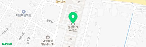 사천 웰뷰파크아파트 104동 지도 이미지
