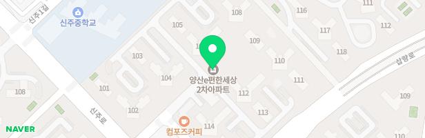 양산2차e편한세상아파트 102동 놀이터 지도 이미지